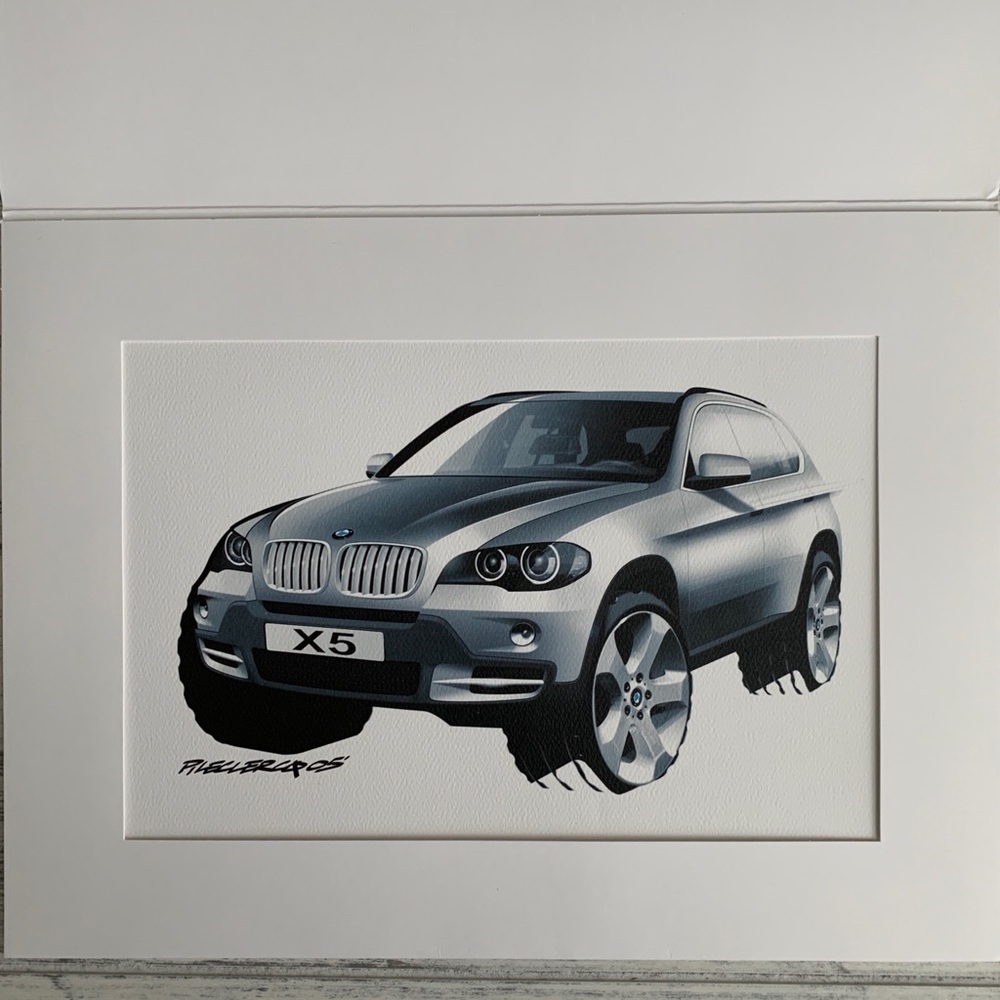 BMW X5 Professional Drawing